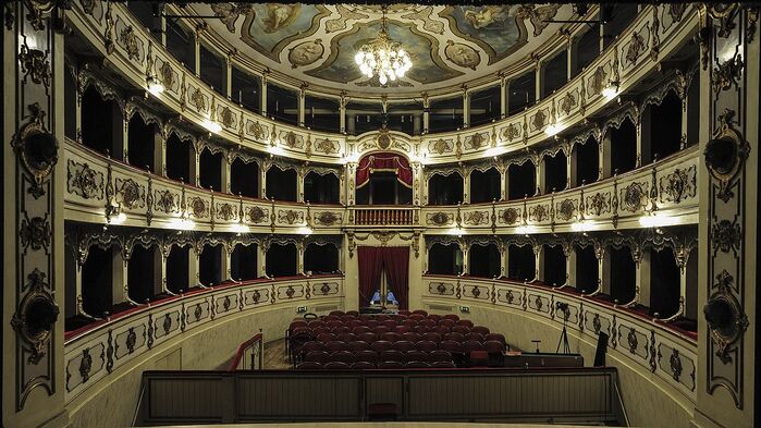 Teatro Verdi i staden Busseto.
